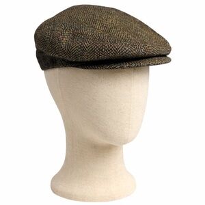 Vintage Mens Wool Visor Beret Hat Cap Gatsby Paperboy Newsboy